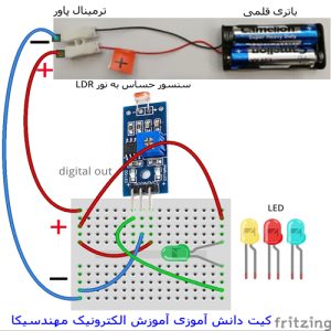 کیت آموزش الکترونیک مهندسیکا ویژه معلمان