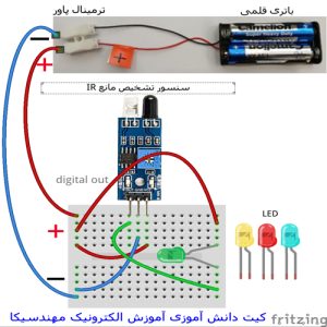 کیت آموزش الکترونیک مهندسیکا ویژه معلمان