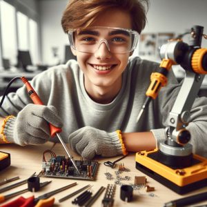 دانلود رایگان فایل آموزش کیت کامل 55 پروژه آموزش الکترونیک دانش آموزی مهندسیکا مدل DIY+55